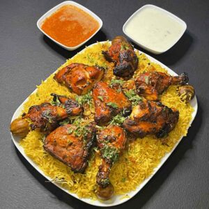 Bukhari rice grilled chicken Combo