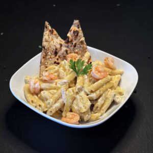 penne Alfredo Shrimp