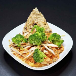Penne Pink Mushroom and Broccoli