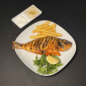 Grilled seabream