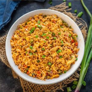 Egg fried rice Schezwan